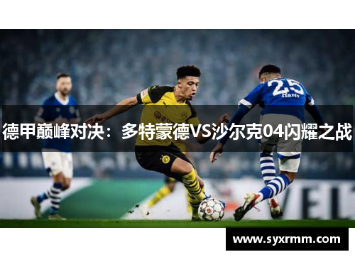 德甲巅峰对决：多特蒙德VS沙尔克04闪耀之战